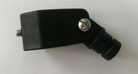 Наконечник+кронштейн под 22 трубу (Черный)