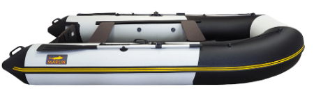 Лента привальная с брызгоотбойником 65мм (Черно-Желтая)