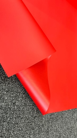 Ткань ПВХ Sijia для лодок 650г/м.кв (Красная)