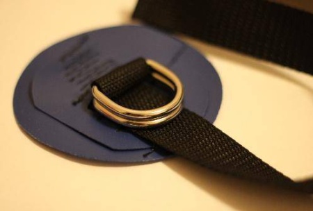 Силовой рым-полукольца двойные (с крепежным ремнем)