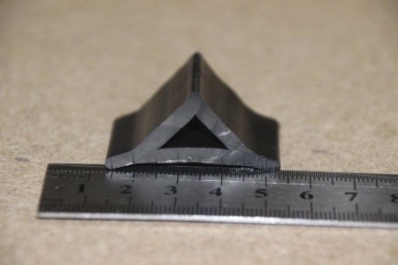 Профиль редана на лодку ПВХ (Черный)