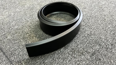 Защита транца лодки ПВХ 35мм Сверху (Черная)