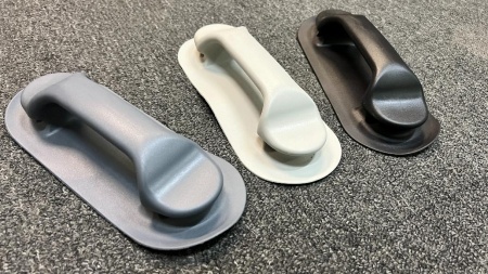 Ручка лодочная РИБ с намоткой (Черная)