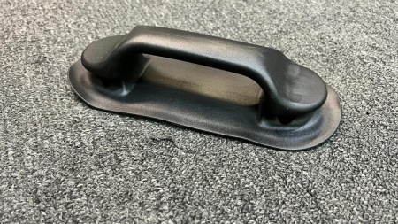 Ручка лодочная РИБ с намоткой (Черная)