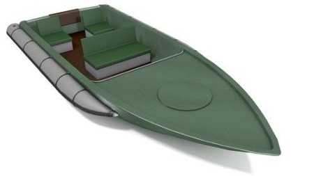 Изогнутый надувной борт D 35 (комплект) 350см