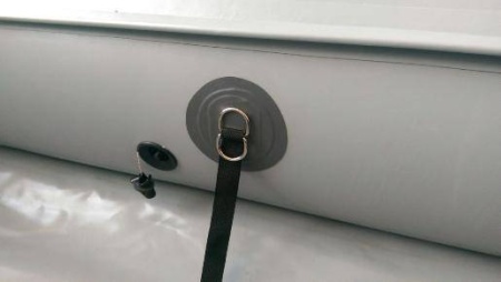 Силовой рым-полукольца двойные (с крепежным ремнем)