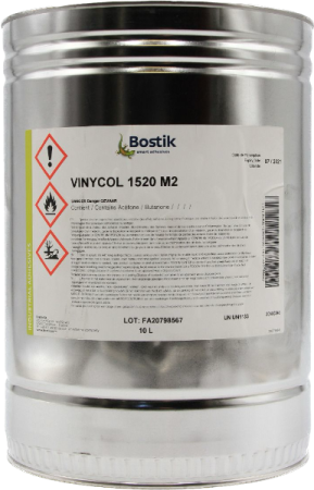 Бостик Виникол 1520 (Bostik Vinycol 1520) 500мл. Основан на полиуретане (с добавлением воска) в органическом растворителе. Он может наноситься кистью и быстро сохнет. Виникол 1520 дает прочный шов с высоким сопротивлением воде, влажности и т.д. и особенно