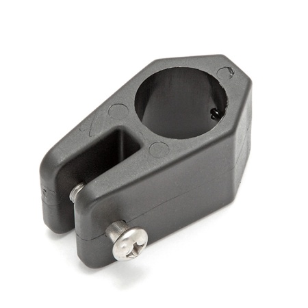 Кронштейн скользящий с фикс болтом под трубу 22мм (Чёрный)