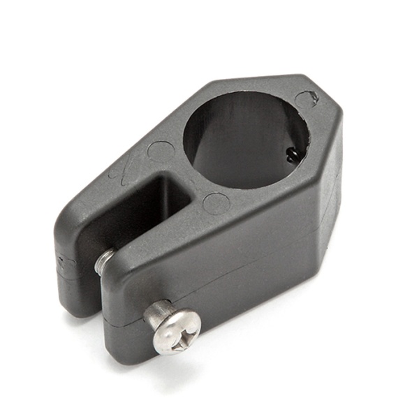 Кронштейн скользящий с фикс болтом под трубу 22мм (Чёрный)