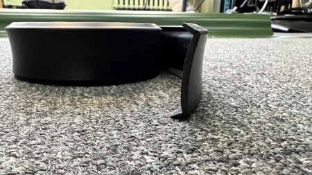 Защита транца лодки ПВХ 35мм Сверху (Черная)