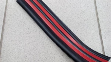 Привальный брус 70мм (Красно-Черный)