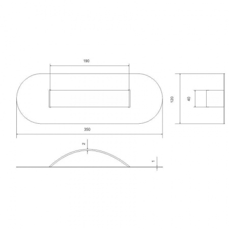 Ручка пвх на борт лодки (Олива)