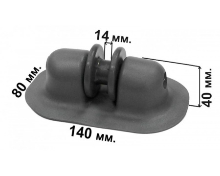 Якорный ролик (Черный)