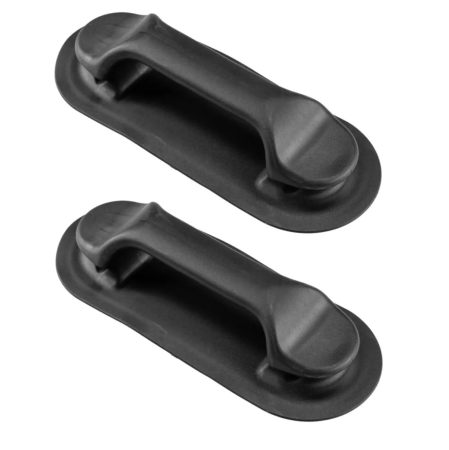 Ручка лодочная РИБ с намоткой (Черная)